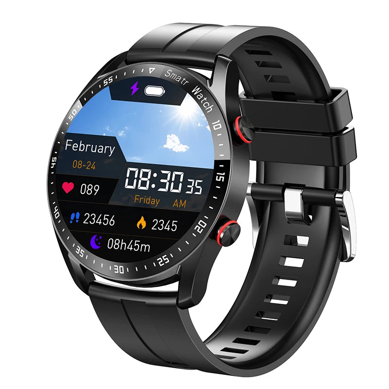 Reloj inteligente ECG+PPG – salud, presión arterial y resistencia al agua