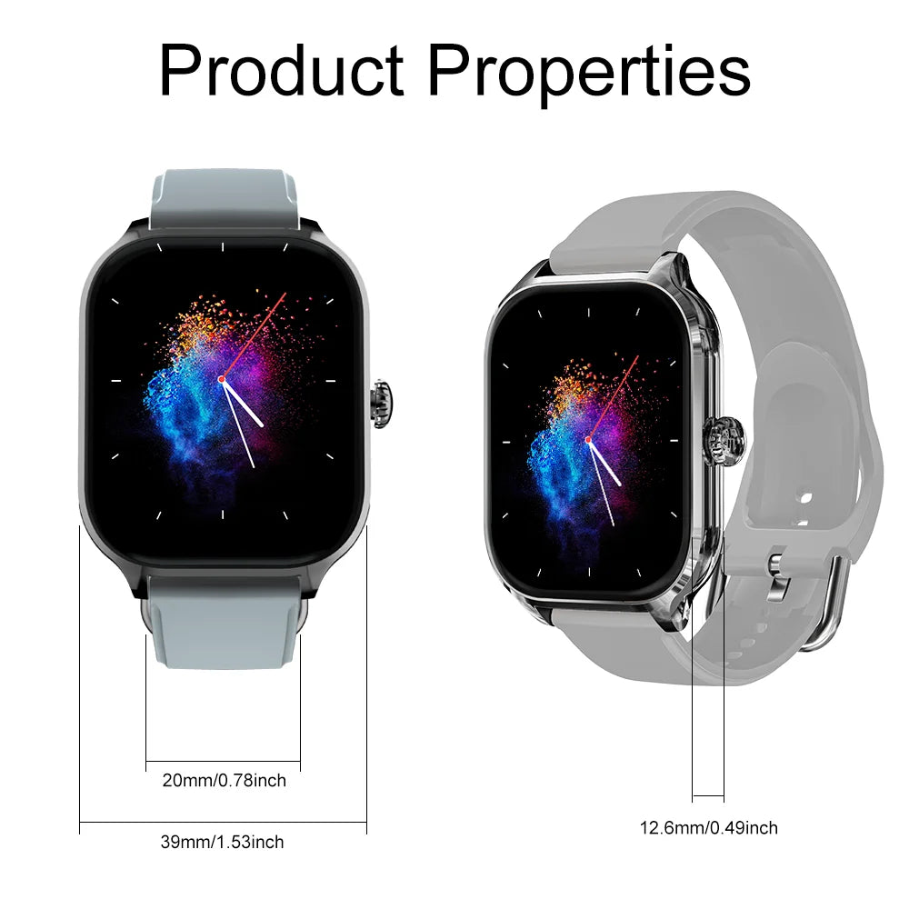Smartwatch LAXASFIT H9/H6 – salud completa y respuesta de llamadas