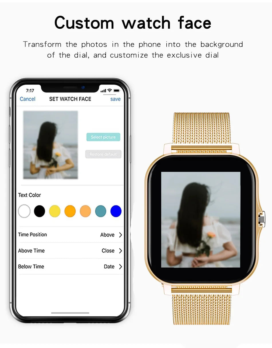 Smartwatch 1.44” – salud, llamadas Bluetooth y pantalla a color