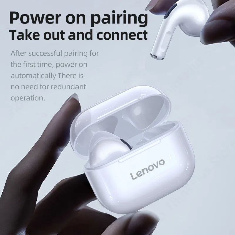 Audífonos inalámbricos Lenovo LP40 TWS Bluetooth 5.0