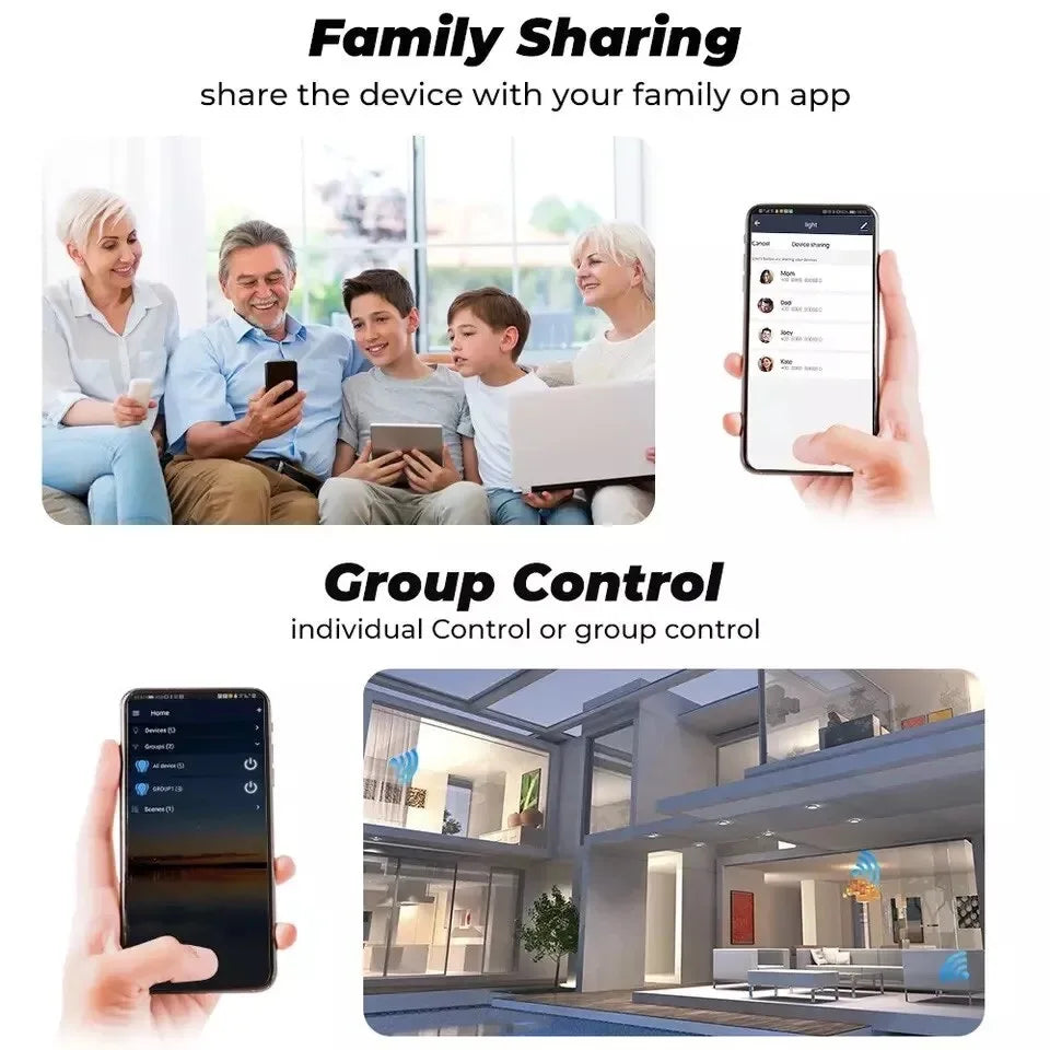 Enchufe inteligente Tuya WiFi 16A/20A – control por app y voz