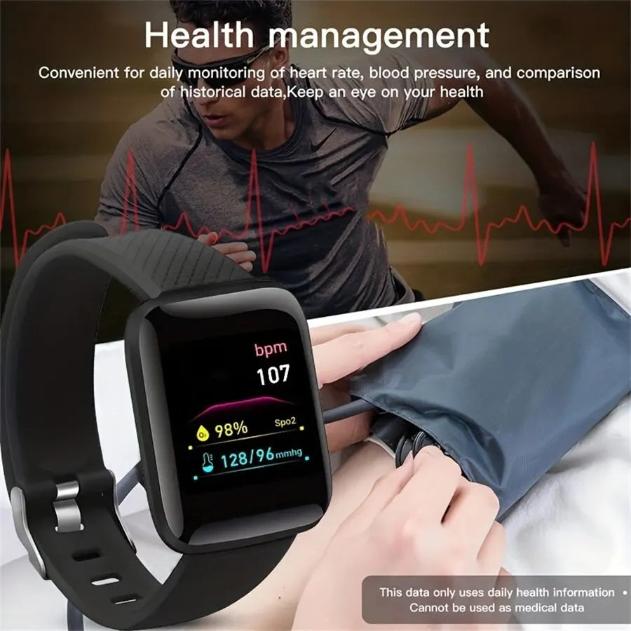 Smartwatch multifuncional D13 116Plus – mensajes, deporte y música