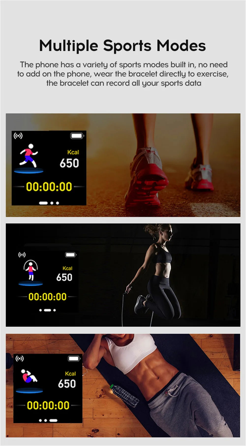 Smartwatch multifuncional D13 116Plus – mensajes, deporte y música