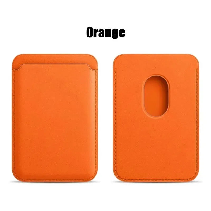 Funda de cuero con MagSafe y tarjetero – iPhone 12–15