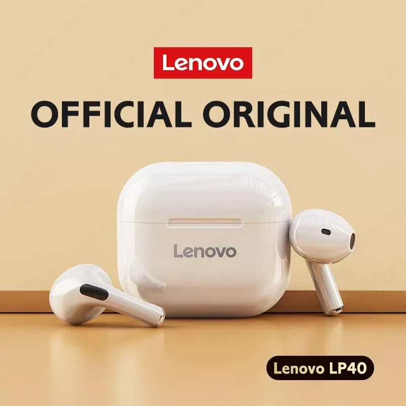 Audífonos inalámbricos Lenovo LP40 TWS Bluetooth 5.0
