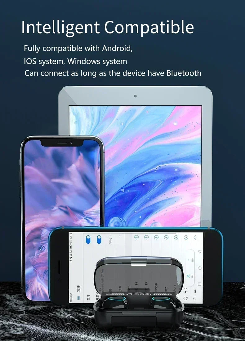 Audífonos Bluetooth deportivos M10 con cancelación de ruido y micrófono