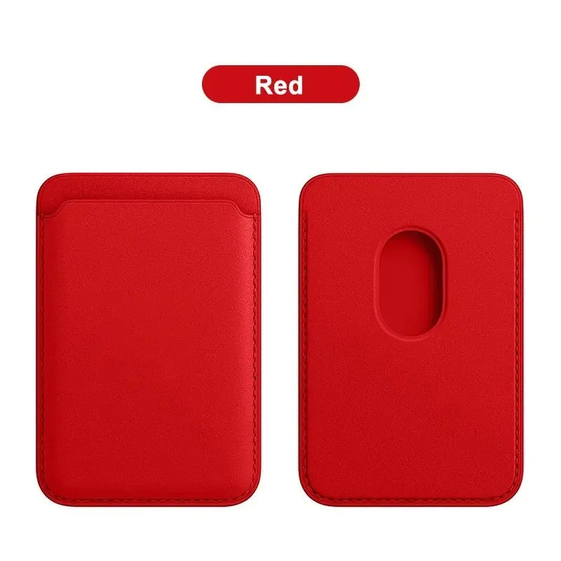 Funda de cuero con MagSafe y tarjetero – iPhone 12–15