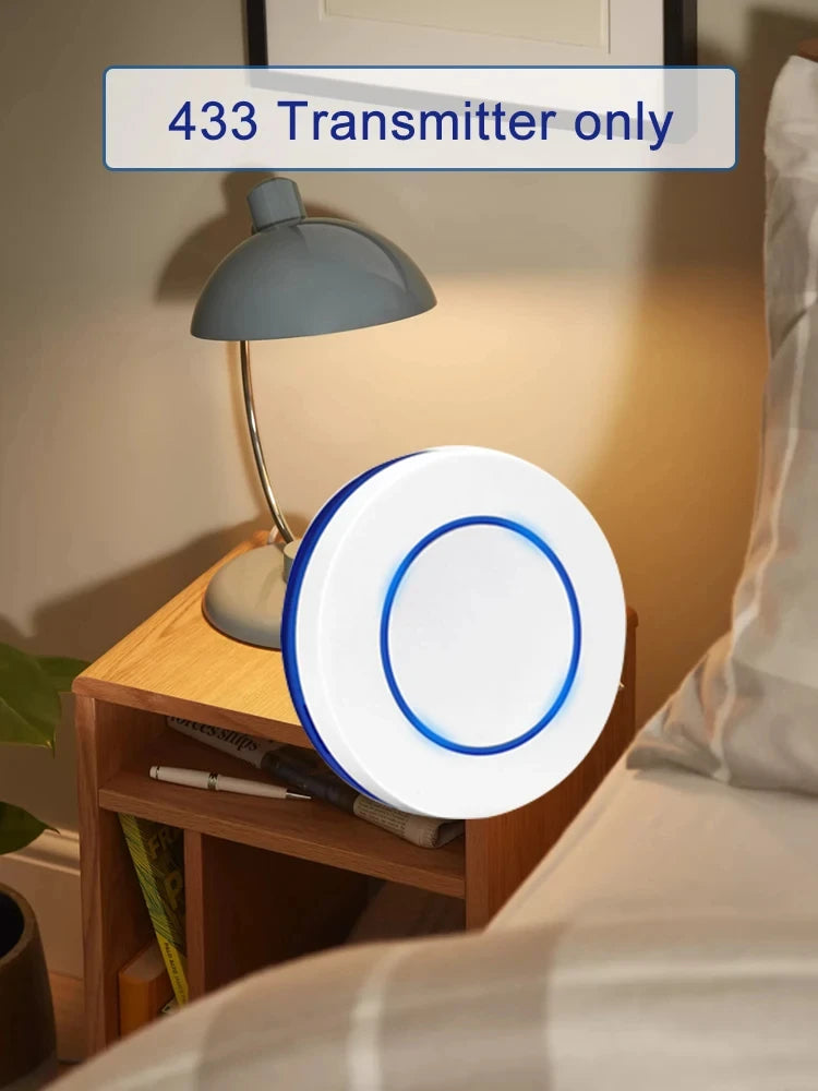 Interruptor inalámbrico RF433Mhz – control remoto 10A para luces