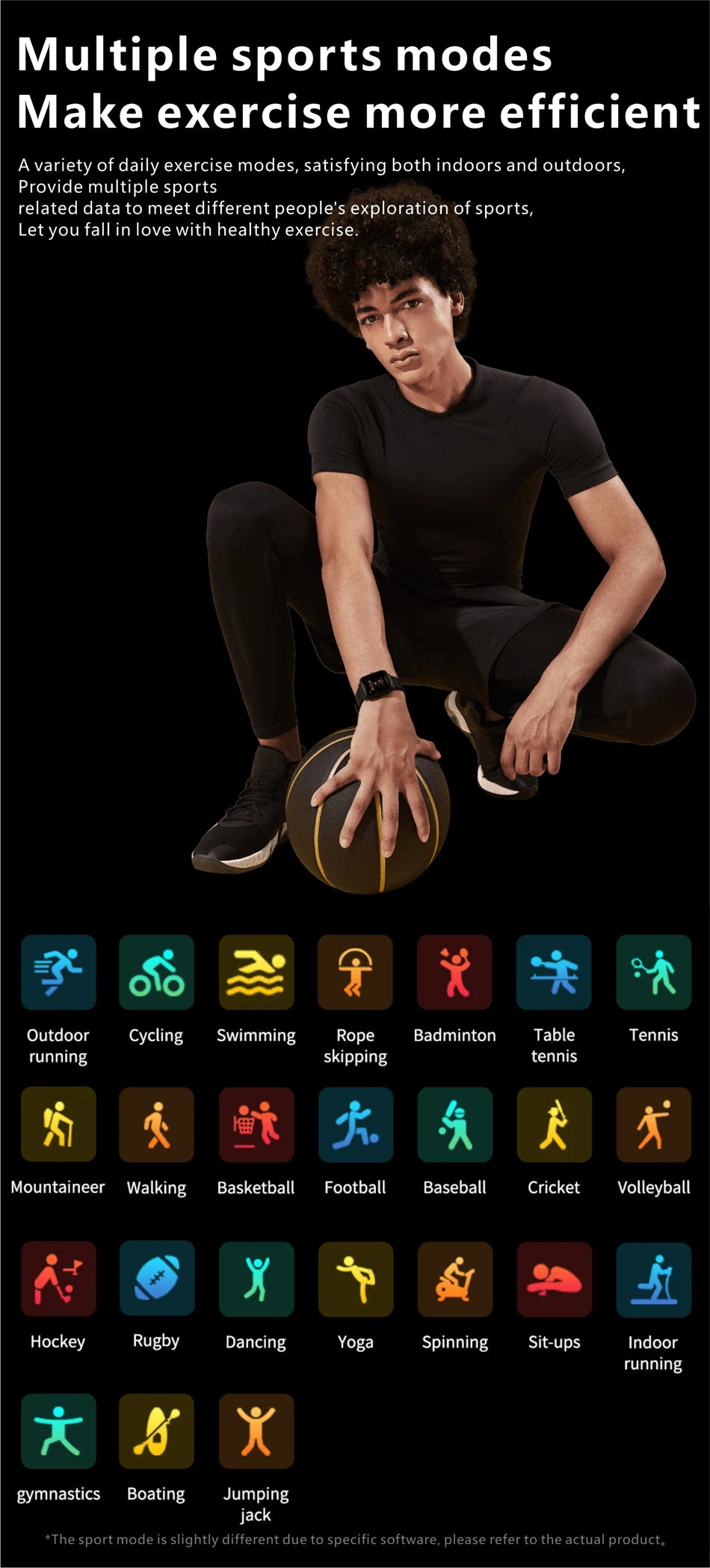 Smartwatch con temperatura corporal, salud y control de música