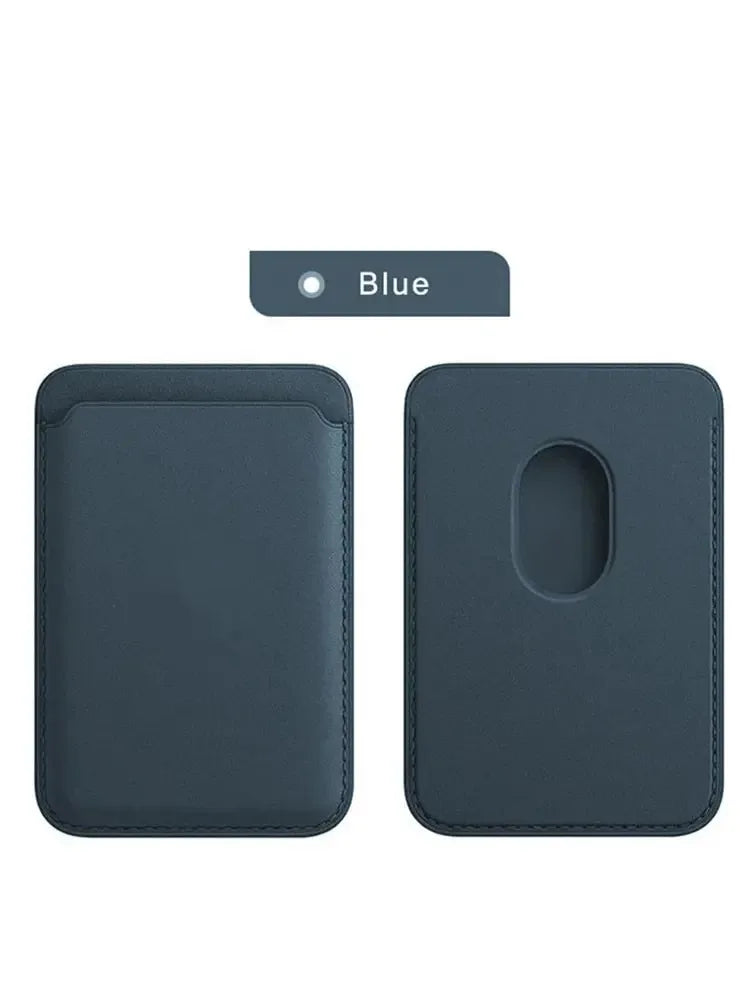 Funda de cuero con MagSafe y tarjetero – iPhone 12–15