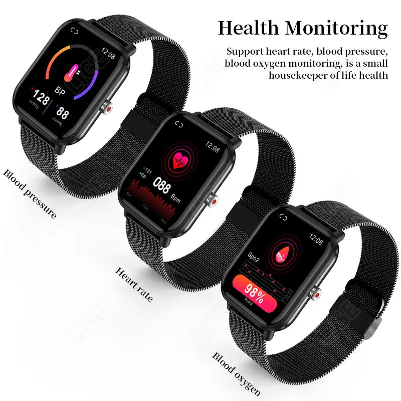 Smartwatch con temperatura corporal, salud y control de música