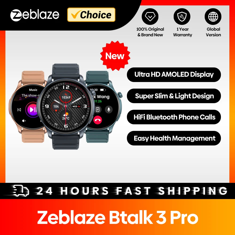 Smartwatch Zeblaze Btalk 3 Pro – AMOLED y llamadas Hi-Fi
