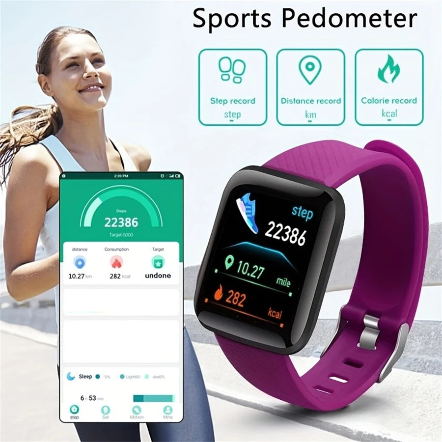 Smartwatch multifuncional D13 116Plus – mensajes, deporte y música