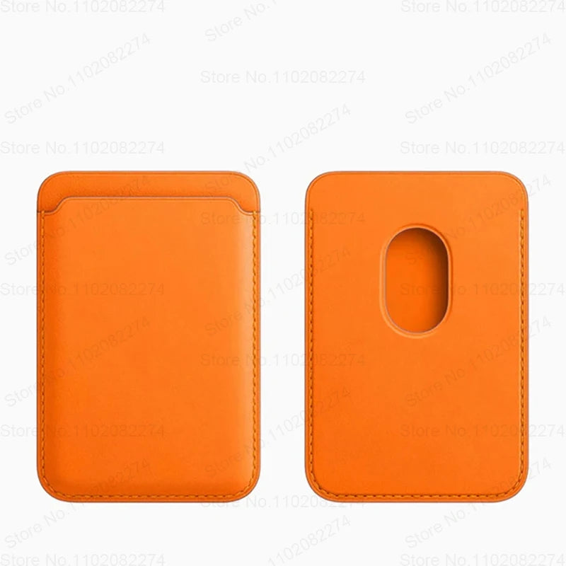 Funda Magsafe de cuero con tarjetero – iPhone 12–15