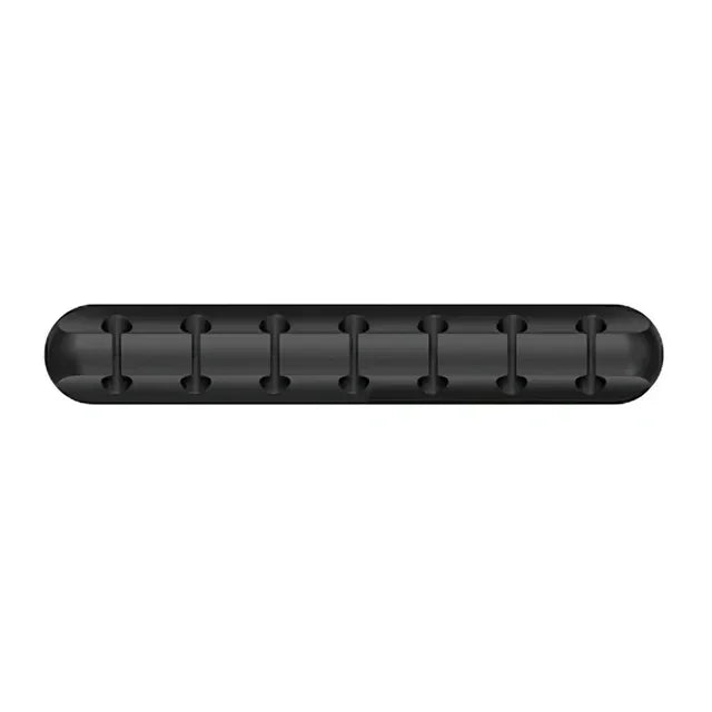 Organizadores de cables USB de silicona autoadhesivos