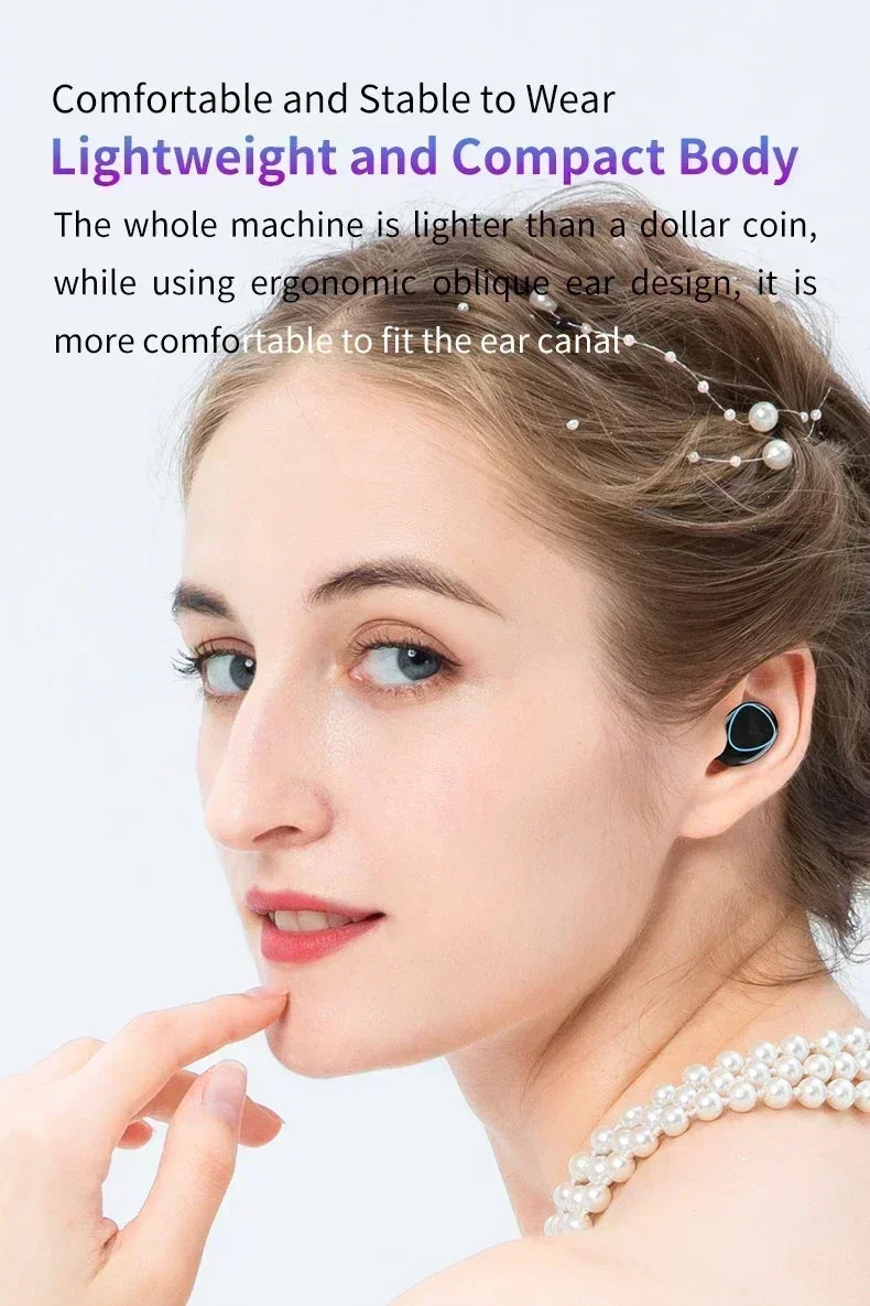 Audífonos Bluetooth deportivos M10 con cancelación de ruido y micrófono