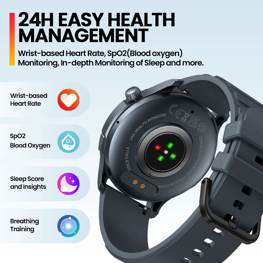 Smartwatch Zeblaze Btalk 3 Pro – AMOLED y llamadas Hi-Fi