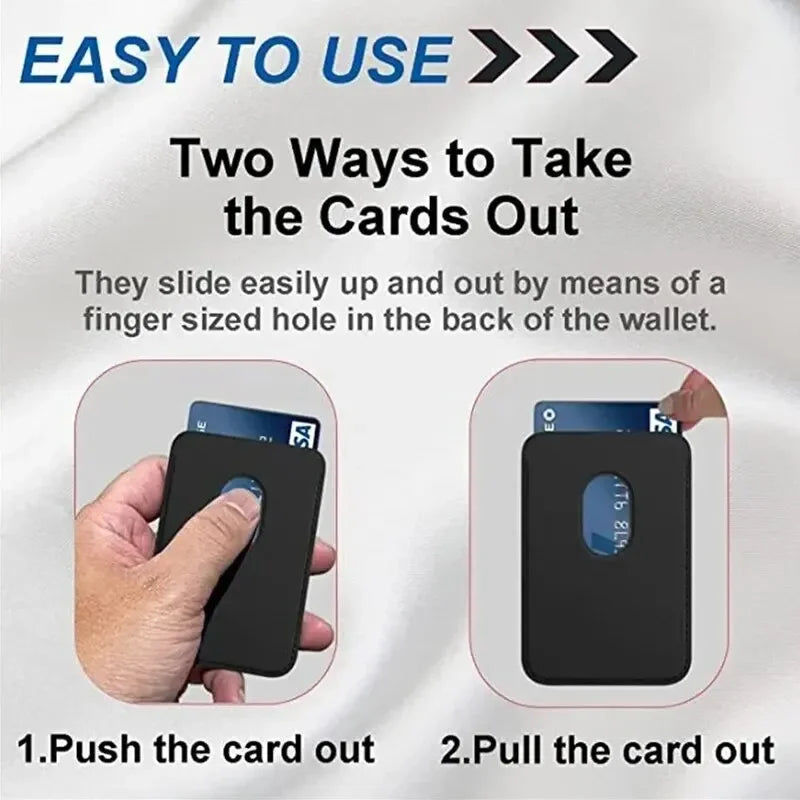 Funda billetera magnética con tarjetero y soporte – iPhone 13-15