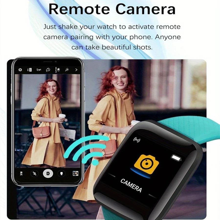 Smartwatch multifuncional D13 116Plus – mensajes, deporte y música