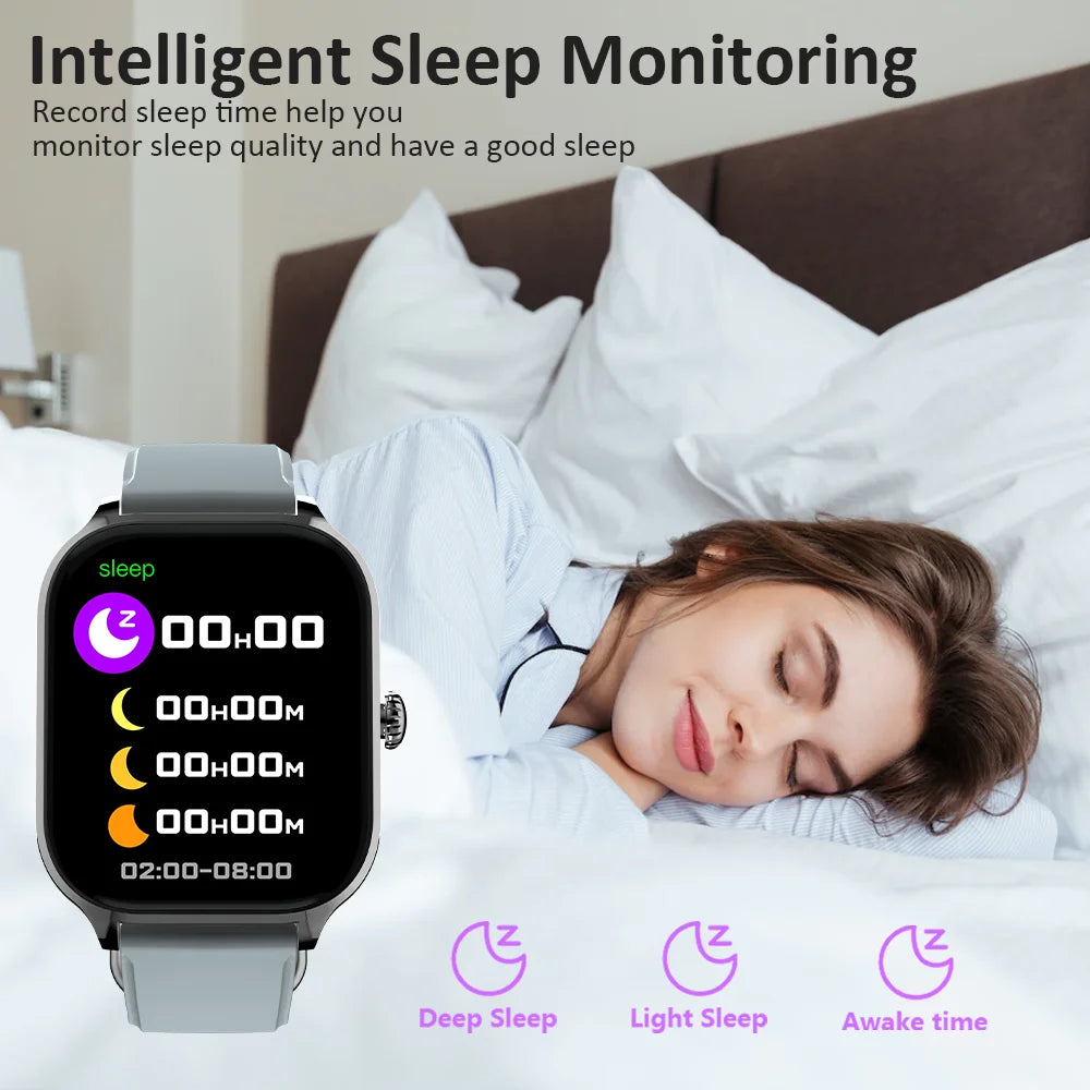 Smartwatch LAXASFIT H9/H6 – salud completa y respuesta de llamadas
