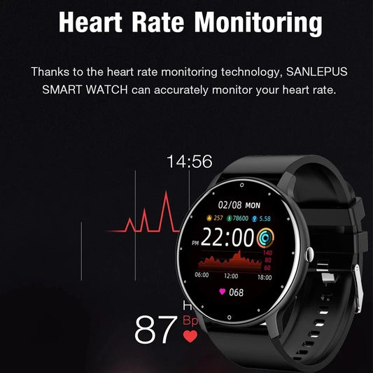 Smartwatch deportivo LIGE con clima y seguimiento de actividad