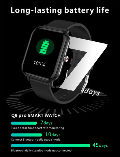 Smartwatch con temperatura corporal, salud y control de música