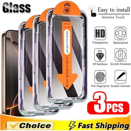 Vidrio templado privacidad (3 uds) iPhone 15/16 Pro Max