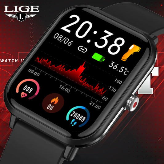 Smartwatch con temperatura corporal, salud y control de música