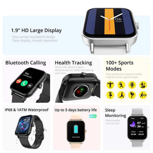 Reloj inteligente COLMI P81 – llamadas, salud y +100 modos deportivos