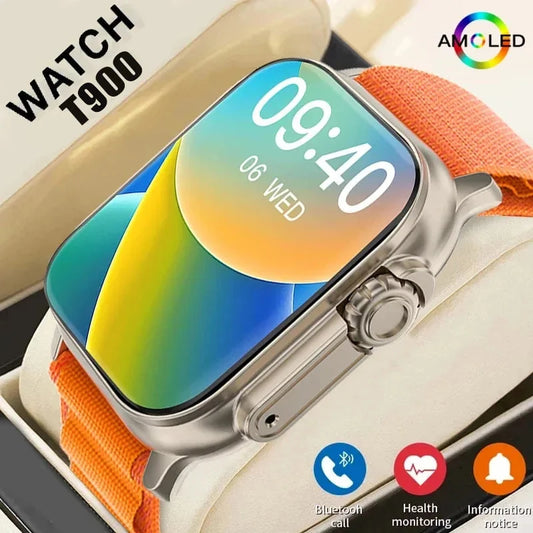 Reloj inteligente LAXASFIT T900 Ultra – mensajes, deporte y salud