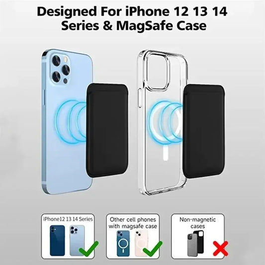Funda billetera magnética con tarjetero y soporte – iPhone 13-15