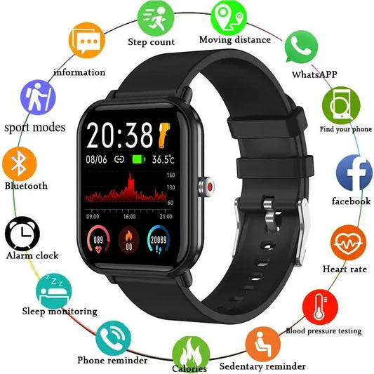 Smartwatch LIGE Q9 Pro – temperatura, control musical, sumergible