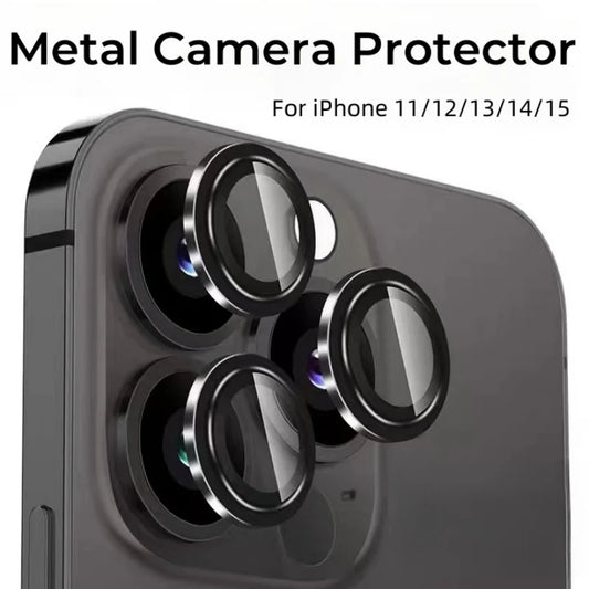 Protector de cámara metálico (1 set) para iPhone 13–16 Pro
