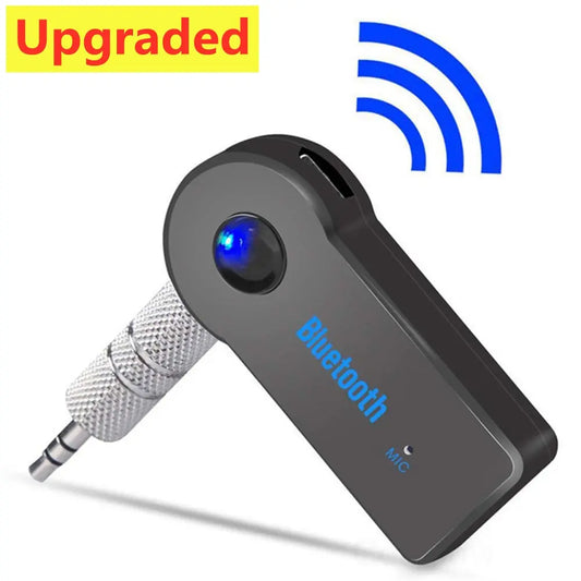 Receptor Bluetooth 5.0 AUX para auto con micrófono y amplificador de sonido