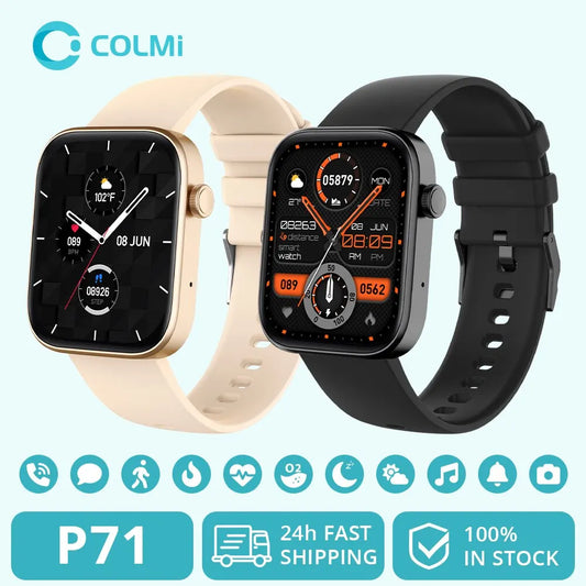 Smartwatch COLMI P71 – llamadas, salud y asistente por voz