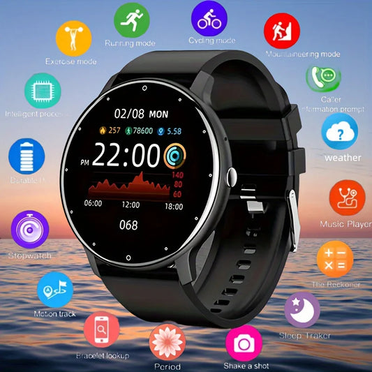 Smartwatch deportivo LIGE con clima y seguimiento de actividad
