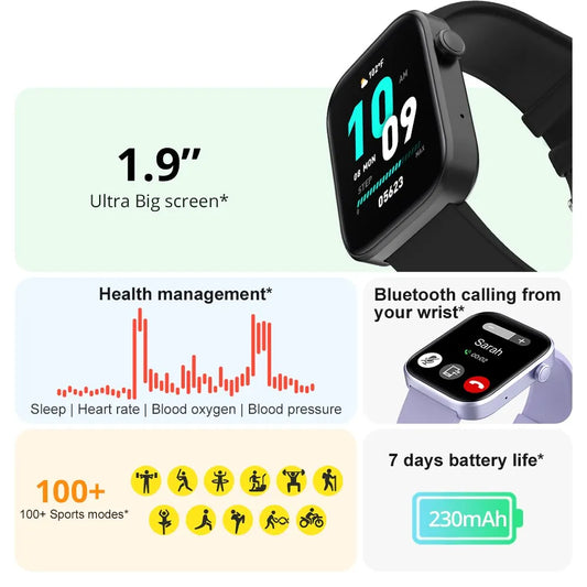 Smartwatch COLMI P71 – llamadas, salud y asistente por voz