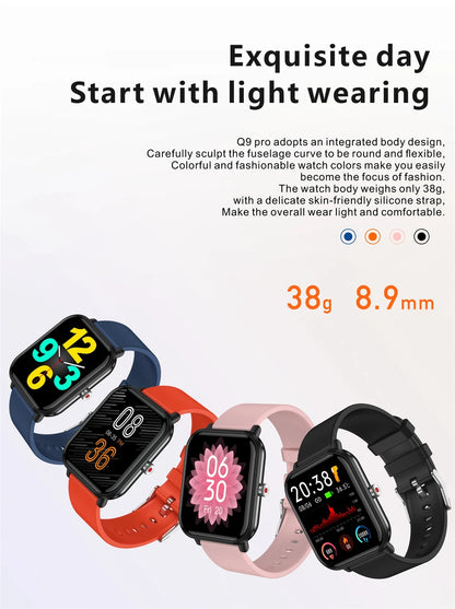 Smartwatch con temperatura corporal, salud y control de música