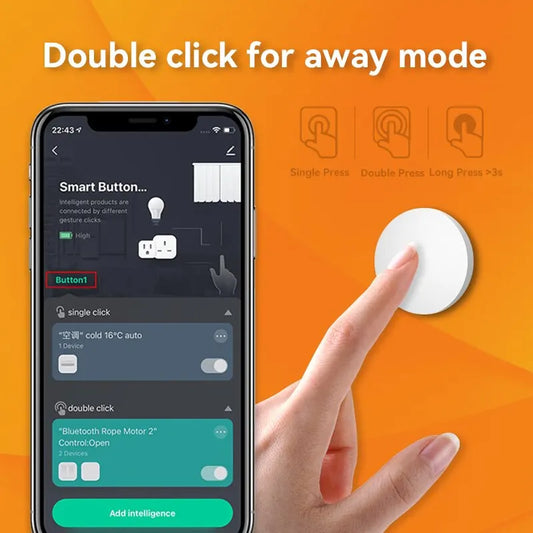 Botón inteligente ZigBee Tuya – control por voz o escenas