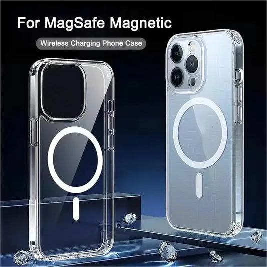 Funda antideslizante y ultradelgada con carga magnética iPhone 11-15