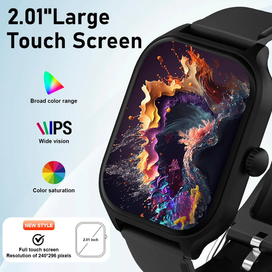 Smartwatch LAXASFIT H9/H6 – salud completa y respuesta de llamadas