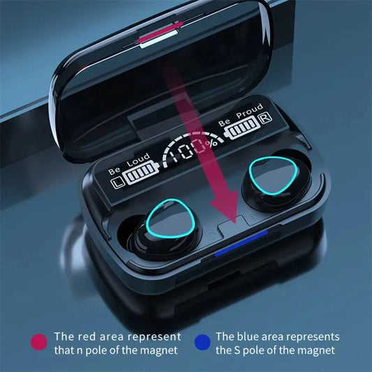 Audífonos TWS M10 Bluetooth con estuche de carga